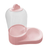 Maxbell Automatic Pet Feeder Food Bowls Food Dispenser Kitten Waterer Bunny Dish Pink Food
