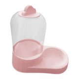 Maxbell Automatic Pet Feeder Food Bowls Food Dispenser Kitten Waterer Bunny Dish Pink Food