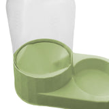 Maxbell Automatic Pet Feeder Food Bowls Food Dispenser Kitten Waterer Bunny Dish Green Food