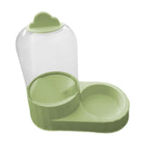 Maxbell Automatic Pet Feeder Food Bowls Food Dispenser Kitten Waterer Bunny Dish Green Food