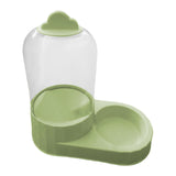 Maxbell Automatic Pet Feeder Food Bowls Food Dispenser Kitten Waterer Bunny Dish Green Food