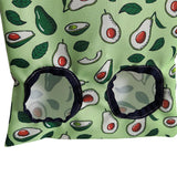 Maxbell Bunny Guinea Hay Storage Feeding Bags Practical Waterproof Surface Avocado Size S