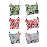Maxbell Bunny Guinea Hay Storage Feeding Bags Practical Waterproof Surface Avocado Size S