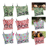 Maxbell Bunny Guinea Hay Storage Feeding Bags Practical Waterproof Surface Avocado Size S