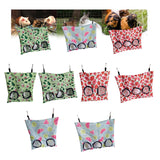Maxbell Bunny Guinea Hay Storage Feeding Bags Practical Waterproof Surface Avocado Size S