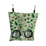 Maxbell Bunny Guinea Hay Storage Feeding Bags Practical Waterproof Surface Avocado Size S