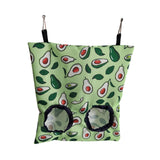 Maxbell Bunny Guinea Hay Storage Feeding Bags Practical Waterproof Surface Avocado Size S