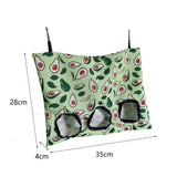 Maxbell Bunny Guinea Hay Storage Feeding Bags Practical Waterproof Surface Avocado Size L