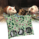 Maxbell Bunny Guinea Hay Storage Feeding Bags Practical Waterproof Surface Avocado Size L