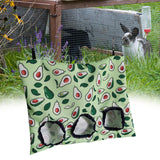 Maxbell Bunny Guinea Hay Storage Feeding Bags Practical Waterproof Surface Avocado Size L