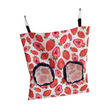 Maxbell Bunny Guinea Hay Storage Feeding Bags Practical Waterproof Surface Strawberry Size S