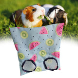 Maxbell Bunny Guinea Hay Storage Feeding Bags Practical Waterproof Surface Watermelon Size S