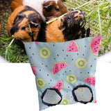 Maxbell Bunny Guinea Hay Storage Feeding Bags Practical Waterproof Surface Watermelon Size S