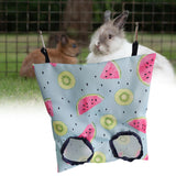 Maxbell Bunny Guinea Hay Storage Feeding Bags Practical Waterproof Surface Watermelon Size S