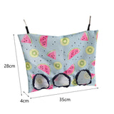 Maxbell Bunny Guinea Hay Storage Feeding Bags Practical Waterproof Surface Watermelon Size L