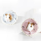Maxbell Recovery Collar Pets Collar Guinea Pigs Anti Bite Lick Hamster Cone Collar Pink L