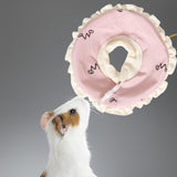 Maxbell Recovery Collar Pets Collar Guinea Pigs Anti Bite Lick Hamster Cone Collar Pink L