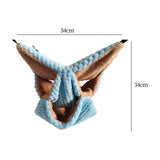 Maxbell Hamster Swinging Bed Ferret Small Animals Mice Rat Pet Cage Hanging Hammock Blue