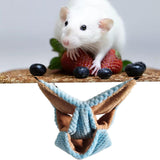 Maxbell Hamster Swinging Bed Ferret Small Animals Mice Rat Pet Cage Hanging Hammock Blue