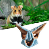 Maxbell Hamster Swinging Bed Ferret Small Animals Mice Rat Pet Cage Hanging Hammock Blue