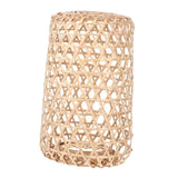 Maxbell Bamboo Handwoven Lamp Shade Ceiling Pendant Light Cover for Office Bedroom 18cmx6cm