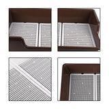 Maxbell Pet Dog Toilet Puppy Training Potty Tray Removable Anti Splashing Indoor Coffee
