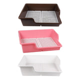 Maxbell Pet Dog Toilet Puppy Training Potty Tray Removable Anti Splashing Indoor Coffee