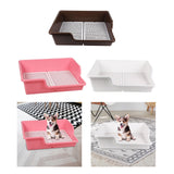 Maxbell Pet Dog Toilet Puppy Training Potty Tray Removable Anti Splashing Indoor Coffee