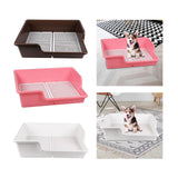 Maxbell Pet Dog Toilet Puppy Training Potty Tray Removable Anti Splashing Indoor Coffee