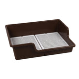 Maxbell Pet Dog Toilet Puppy Training Potty Tray Removable Anti Splashing Indoor Coffee