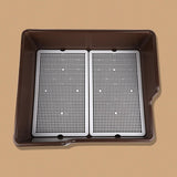 Maxbell Pet Dog Toilet Puppy Training Potty Tray Removable Anti Splashing Indoor Coffee