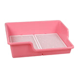 Maxbell Pet Dog Toilet Puppy Training Potty Tray Removable Anti Splashing Indoor Pink