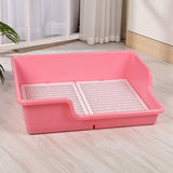 Maxbell Pet Dog Toilet Puppy Training Potty Tray Removable Anti Splashing Indoor Pink