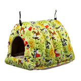Maxbell Parrot Cage Hanging Hammock Birdhouse Comfortable Bird Nest for Hamster L