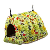 Maxbell Parrot Cage Hanging Hammock Birdhouse Comfortable Bird Nest for Hamster L
