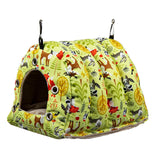 Maxbell Parrot Cage Hanging Hammock Birdhouse Comfortable Bird Nest for Hamster S