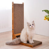 Maxbell Vertical Cat Scratcher with Hanging Toy Ball Thickened for Kitty Indoor Cats