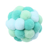 Maxbell Cat Toy Balls with Bells Soft Indoor Cats Kitty Kitten Interactive Cat Toys Blue Green