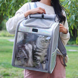 Maxbell Portable Cat Carrier Backpack Travel Bag Carrying Bag Outdoor for Puppy Colorful