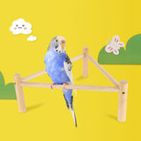 Maxbell Tabletop Bird Stand Perch Playground Pet Parrot Playstand for Canaries