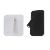 Maxbell Rotatable Wall Lamp Nordic Style Home Switch Adjustable Sconce Lamp Corridor black