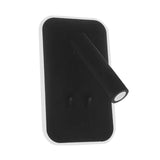 Maxbell Rotatable Wall Lamp Nordic Style Home Switch Adjustable Sconce Lamp Corridor black