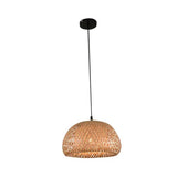 Maxbell Rattan Lamp Shade Lighting Ceiling Chandeliers for Bar living Room