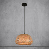 Maxbell Rattan Lamp Shade Lighting Ceiling Chandeliers for Bar living Room