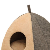 Maxbell Cave House Semi Enclosed Warm Nest with Washable Cushioned Pillow Cat Beds 32cmx32cmx35cm