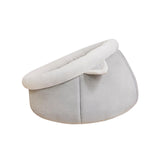 Maxbell Cat Bed Warming Cat Igloo Pet Bed Premium Plush Kitten Bed Cat House Hut M