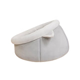 Maxbell Cat Bed Warming Cat Igloo Pet Bed Premium Plush Kitten Bed Cat House Hut M