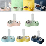Maxbell Feeding Dishes Food and Water Feeder Water Bowl Pet Bowl for Pet Supplies pink