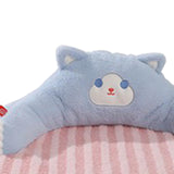 Maxbell Cute Pet Sofa Warm Cushion with 22cm Backrest for Cat Small Dogs Washable Cat
