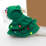 Maxbell Pet Christmas Costume Set Christmas Tree Outfits for Pet Festival Supplies M